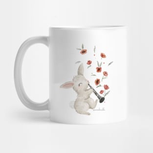 Clarinet bunny Mug